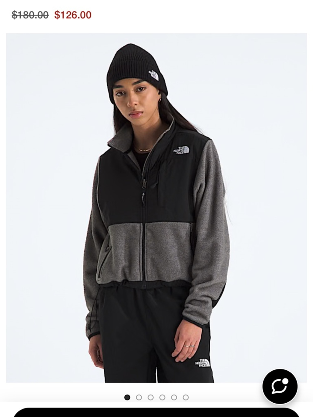 The North Face Black & Gray Women's Utility Fleece Jacket